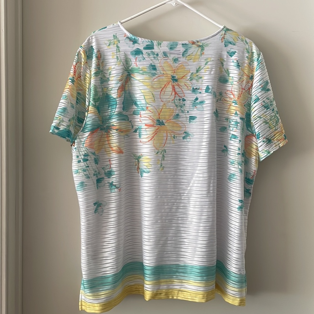 EUC Alfred Dunner Textured Top - Picture 5 of 5